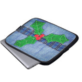 Housse Pour Ordinateur Portable Christmas Holly (Devant bas)