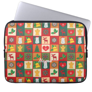 Housse Pour Ordinateur Portable Christmas Symbols Medley Art Thunder_Cove