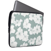 Housse Pour Ordinateur Portable Chute de Camellia - Moss (Devant droit)