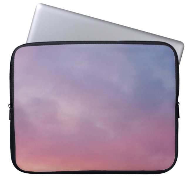 HOUSSE POUR ORDINATEUR PORTABLE CIEL BLEU (Devant)