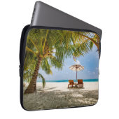 Housse Pour Ordinateur Portable Ciel déprimé des palmiers | (Devant droit)