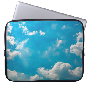 Housse Pour Ordinateur Portable ciel nuageux et bleu fond abstrait, air, zone,