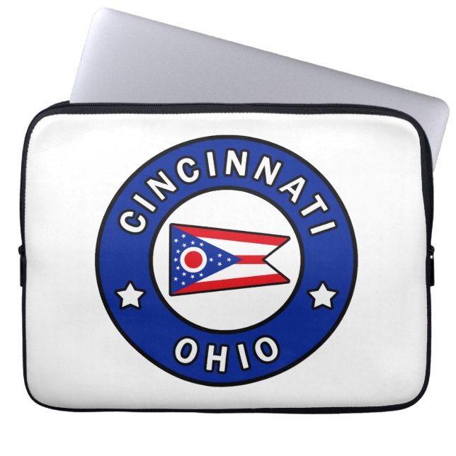 Housse Pour Ordinateur Portable Cincinnati Ohio (Devant)