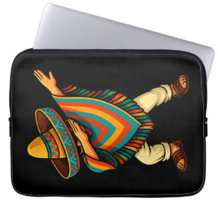 Housse Pour Ordinateur Portable Cinco de Mayo Dabbing Mexicain Poncho