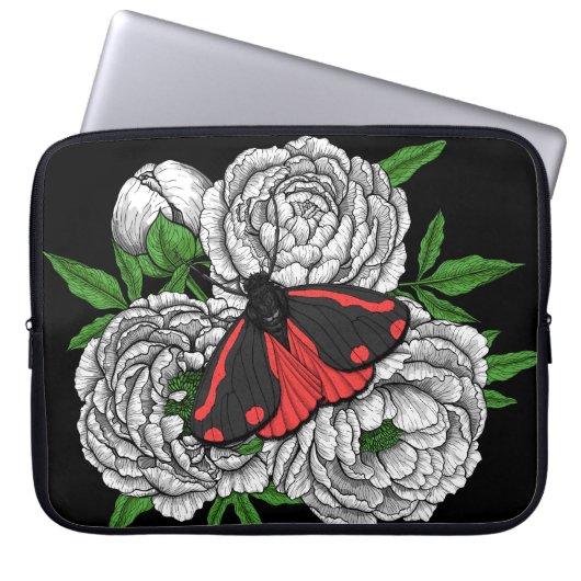 Housse Pour Ordinateur Portable Cinnabar moth (Devant)