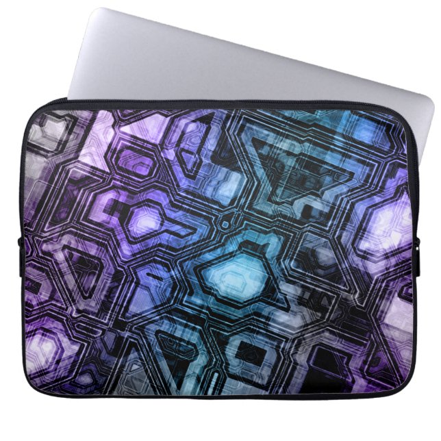 Housse Pour Ordinateur Portable circuits gemstone - astro shadow : (Devant)