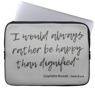 Housse Pour Ordinateur Portable Citation de Jane Eyre I