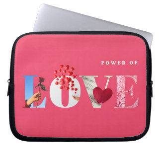 Housse Pour Ordinateur Portable Citation sur le Pouvoir de l'Amour Anniversaire Ro