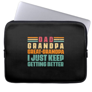 Housse Pour Ordinateur Portable Citations grand-père Papa Grand Grand Papi