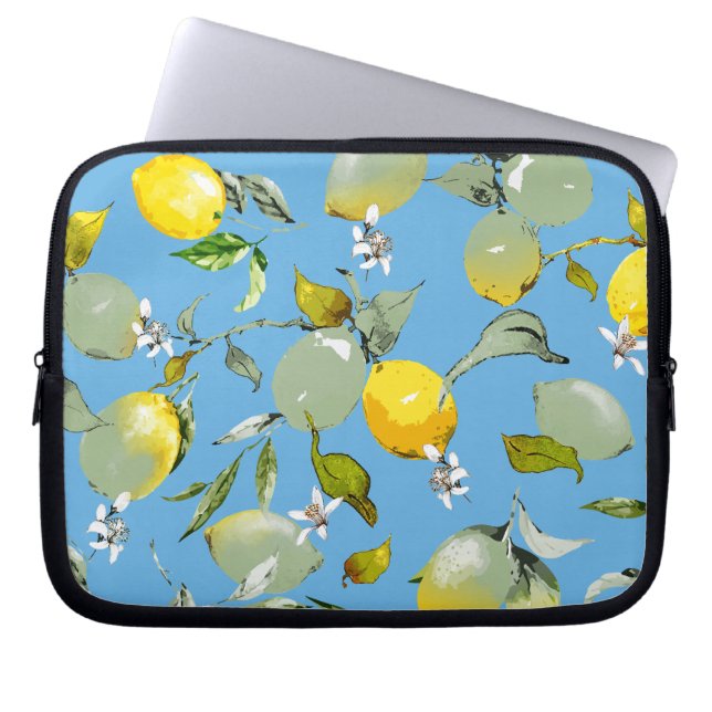 Housse Pour Ordinateur Portable citrons aquarelle 26 (Devant)