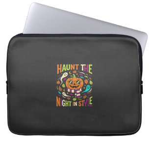 Housse Pour Ordinateur Portable Citrouille Halloween Cool Jack Lantern