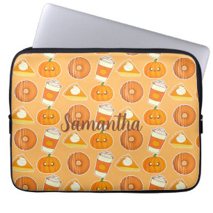Housse Pour Ordinateur Portable Citrouilles de saison automnale