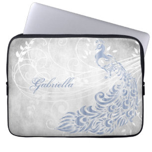 Housse Pour Ordinateur Portable Clair Peacock Portable Personnalisé