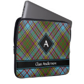 Housse Pour Ordinateur Portable Clan Anderson Tartan Portable Sleeve (Devant droit)