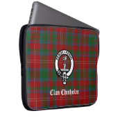Housse pour ordinateur portable Clan Chisholm Tart (Devant droit)