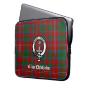 Housse pour ordinateur portable Clan Chisholm Tart (devant gauche)