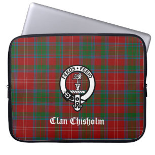 Housse pour ordinateur portable Clan Chisholm Tart
