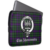 Housse Pour Ordinateur Portable Clan écossais Abercrombie Crest & Tartan (Devant droit)