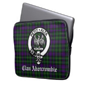 Housse Pour Ordinateur Portable Clan écossais Abercrombie Crest & Tartan (devant gauche)