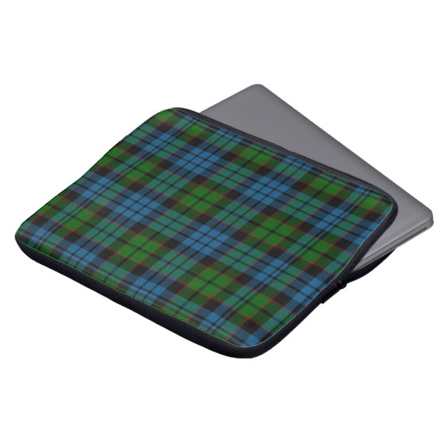 Housse Pour Ordinateur Portable Clan Fletcher Tartan Plaid Portable (Devant haut)