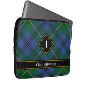 Housse Pour Ordinateur Portable Clan Johnston Tartan Portable (Devant droit)