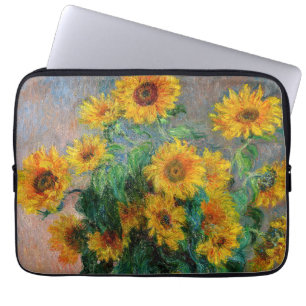 Housse Pour Ordinateur Portable Claude Monet - Bouquet de tournesols