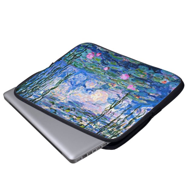 Housse Pour Ordinateur Portable Claude Monet - Lys à eau, 1919 (Devant bas)