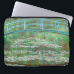 Housse Pour Ordinateur Portable Claude Monet pont de football japonais. Impression<br><div class="desc">Manche informatique Claude Monet "Japanese Footbridge".</div>