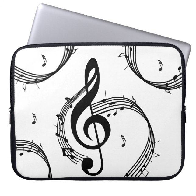 Housse Pour Ordinateur Portable Climactic G Clef (Devant)