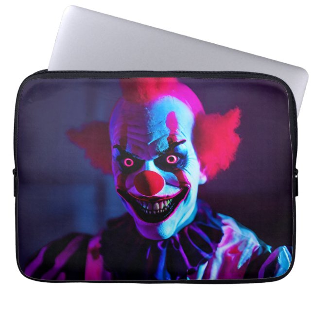 Housse Pour Ordinateur Portable clown effrayant (Devant)