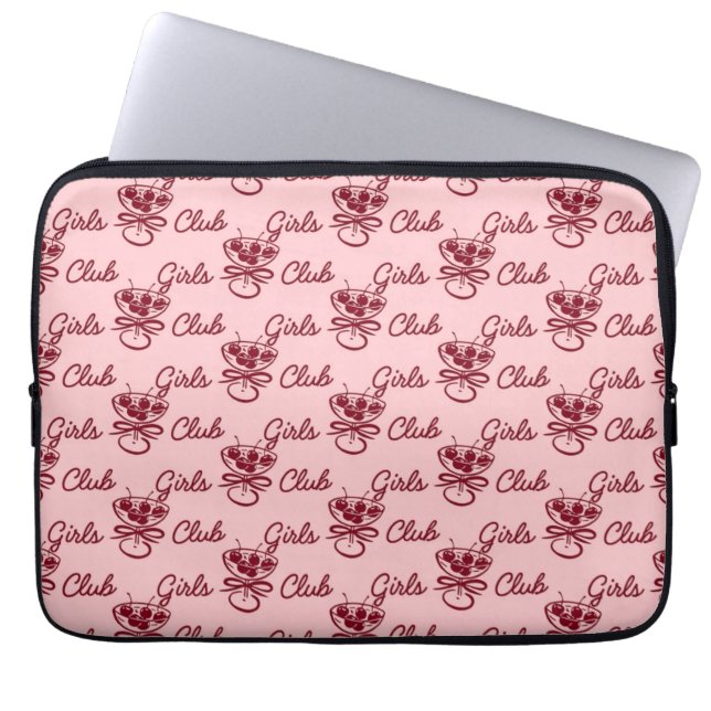 Housse Pour Ordinateur Portable Club de Filles (Devant)