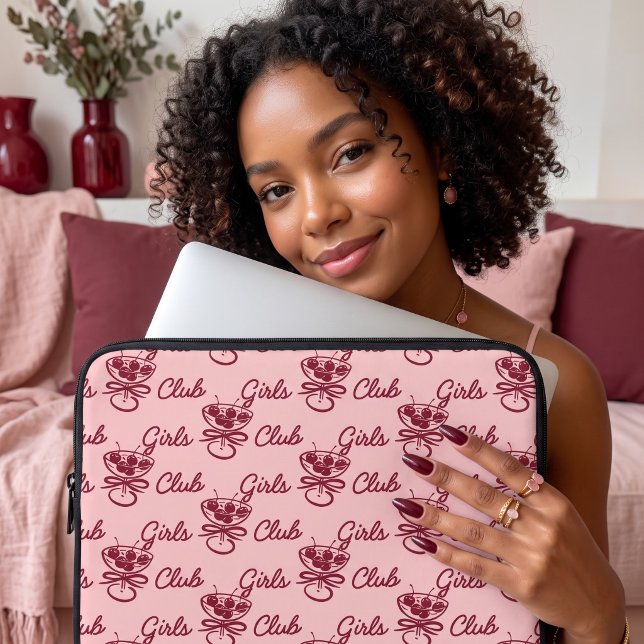 Housse Pour Ordinateur Portable Club de filles (Créateur téléchargé)
