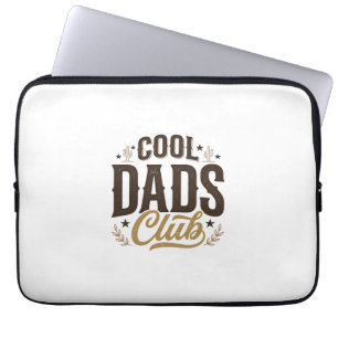 Housse Pour Ordinateur Portable Club des papas cools conception de chemise vintage