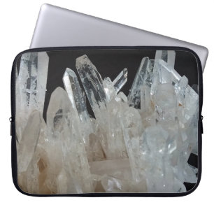 Housse Pour Ordinateur Portable Cluster Crystal Energy Quartz