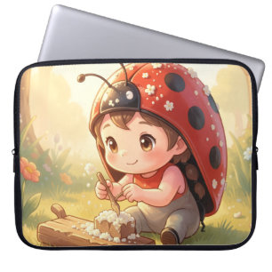 Housse Pour Ordinateur Portable Coccinelle et le royaume de nectar caché