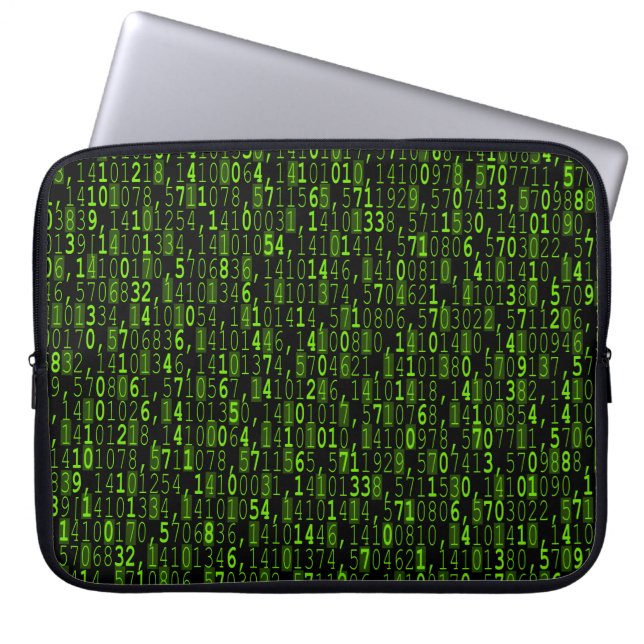 Housse Pour Ordinateur Portable Codage de chiffrement - Geek (Devant)