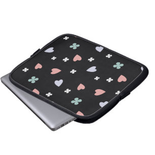Housse Pour Ordinateur Portable Cœur de trèfle mignon motif Amour Chanceux