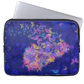 Housse Pour Ordinateur Portable Coeur papillon - Amour (Devant)