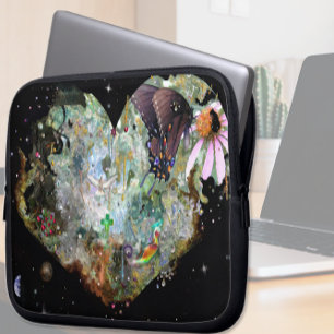 Housse Pour Ordinateur Portable Coeur ton monde 2