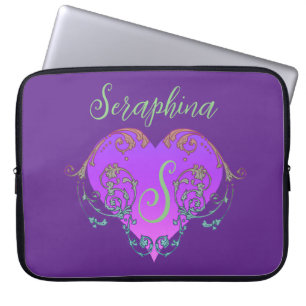 Housse Pour Ordinateur Portable Coeur Whimsical personnalisé