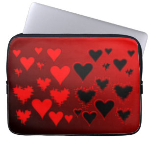 Housse Pour Ordinateur Portable Coeurs