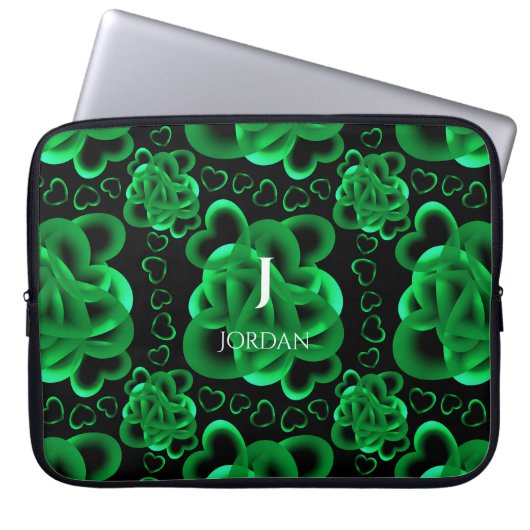 Housse Pour Ordinateur Portable Coeurs beaucoup Motif (Devant)