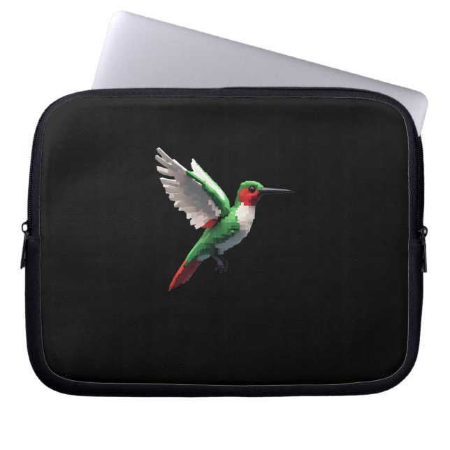 Housse Pour Ordinateur Portable Colibri vert (Devant)