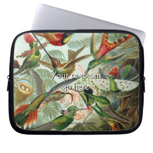 Housse Pour Ordinateur Portable Colibri vintage