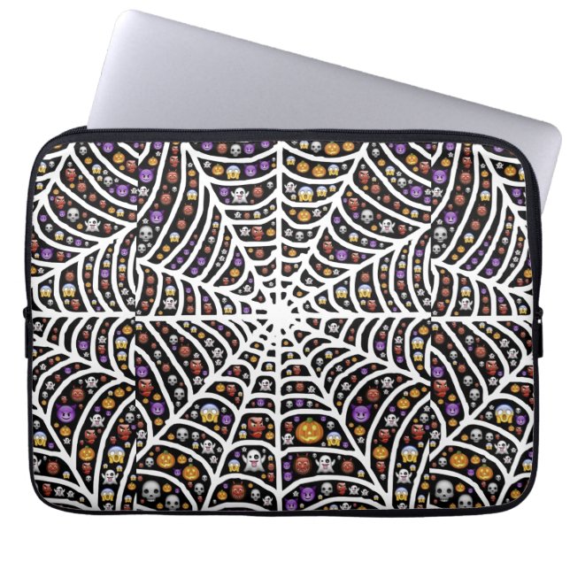 Housse Pour Ordinateur Portable Collage Cobweb Éffrayant effrayant (Devant)