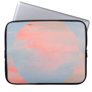 Housse Pour Ordinateur Portable Collage d'art esthétique avec beau coucher de sole