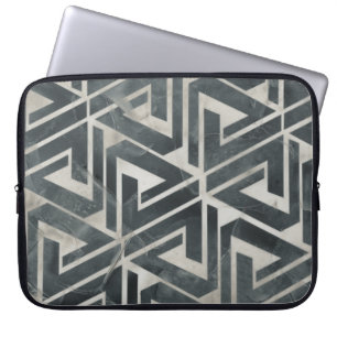 Housse Pour Ordinateur Portable Collection de carreaux neutres - Géométrique