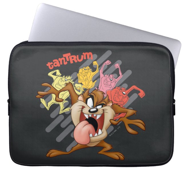 Housse Pour Ordinateur Portable Coloful "Tantrum" TAZ™ (Devant)