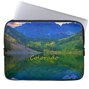 Housse Pour Ordinateur Portable Colorado Montagnes Rocheuses et le lac