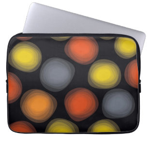 Housse Pour Ordinateur Portable Coloré, cool, moderne, tendance abstraction fleur